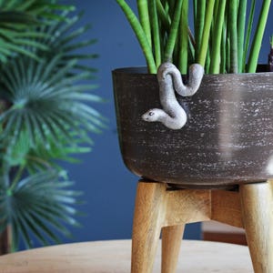 Silver Snake Pot Hanger