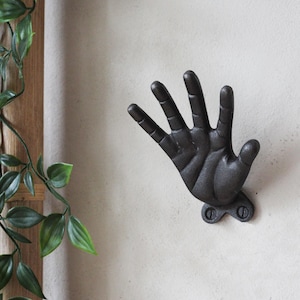 Cast Iron Hand Wall Ornament or Hook