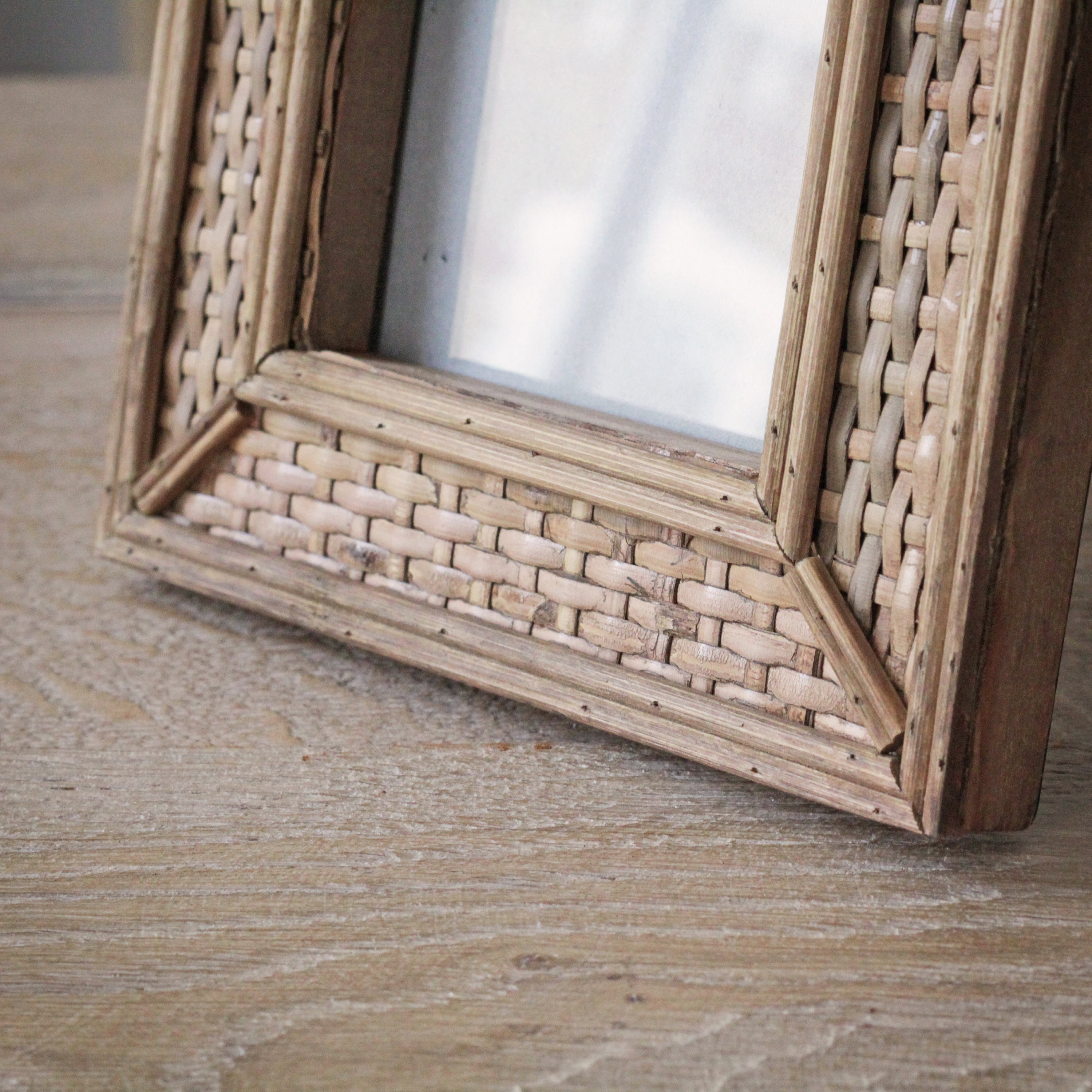 Natural Rattan Photo Frame - Etsy