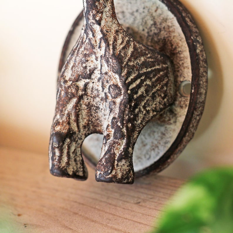 Cast Iron Dog Tail Hook image 4