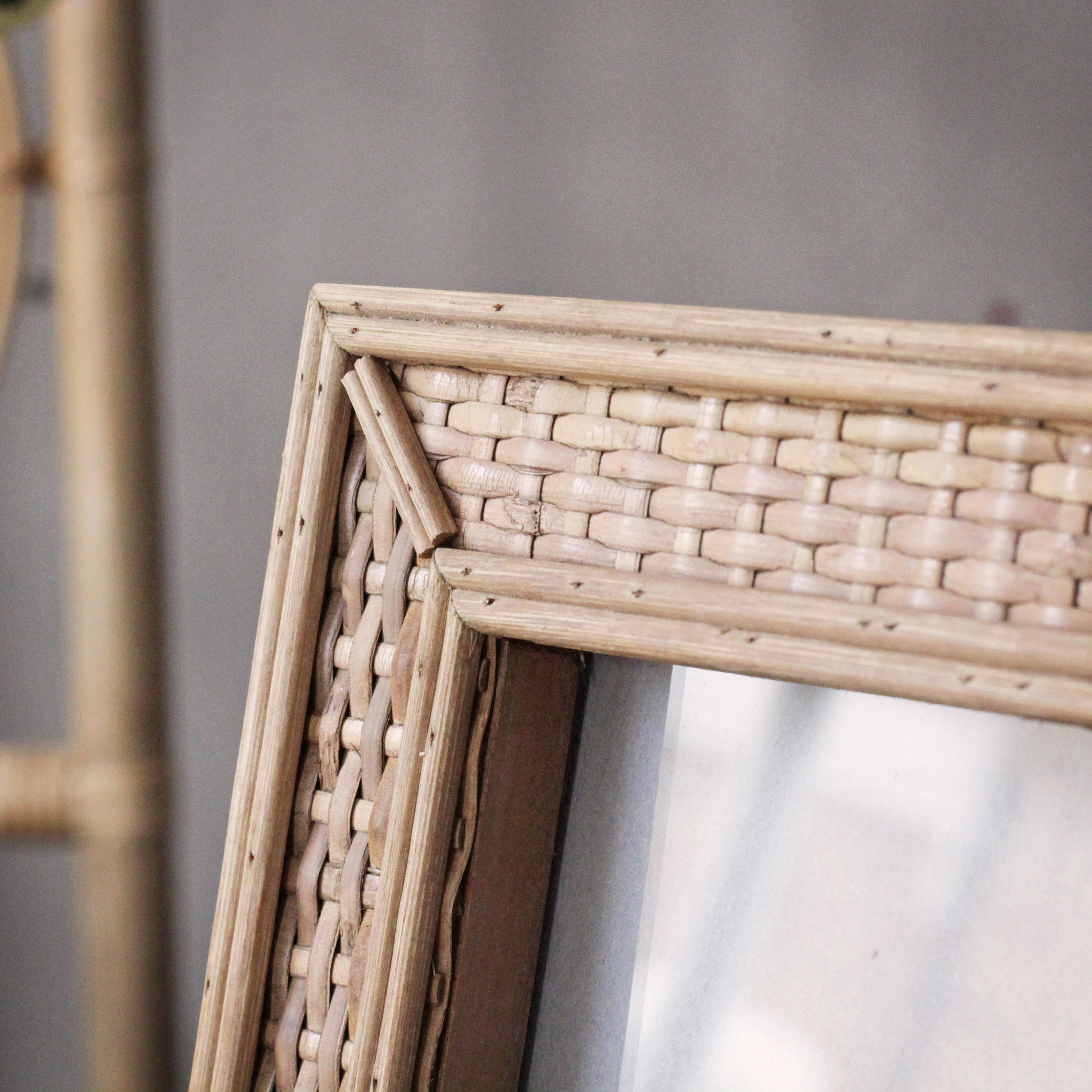 Natural Rattan Photo Frame - Etsy
