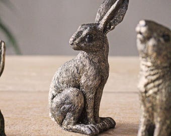 アンティークブロンズ製ウサギの置物3点セット - Etsy 日本