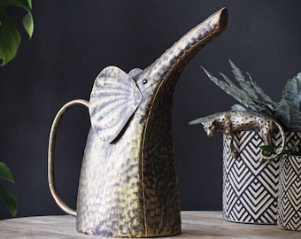 Metal Elephant Watering Can