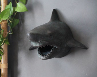 Wall or Desk Mounted Shark Head