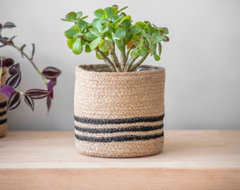 Jute Plant Pot, Planter