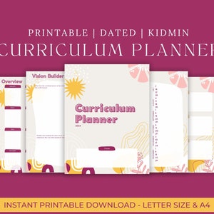 Planificador curricular del ministerio infantil 2024