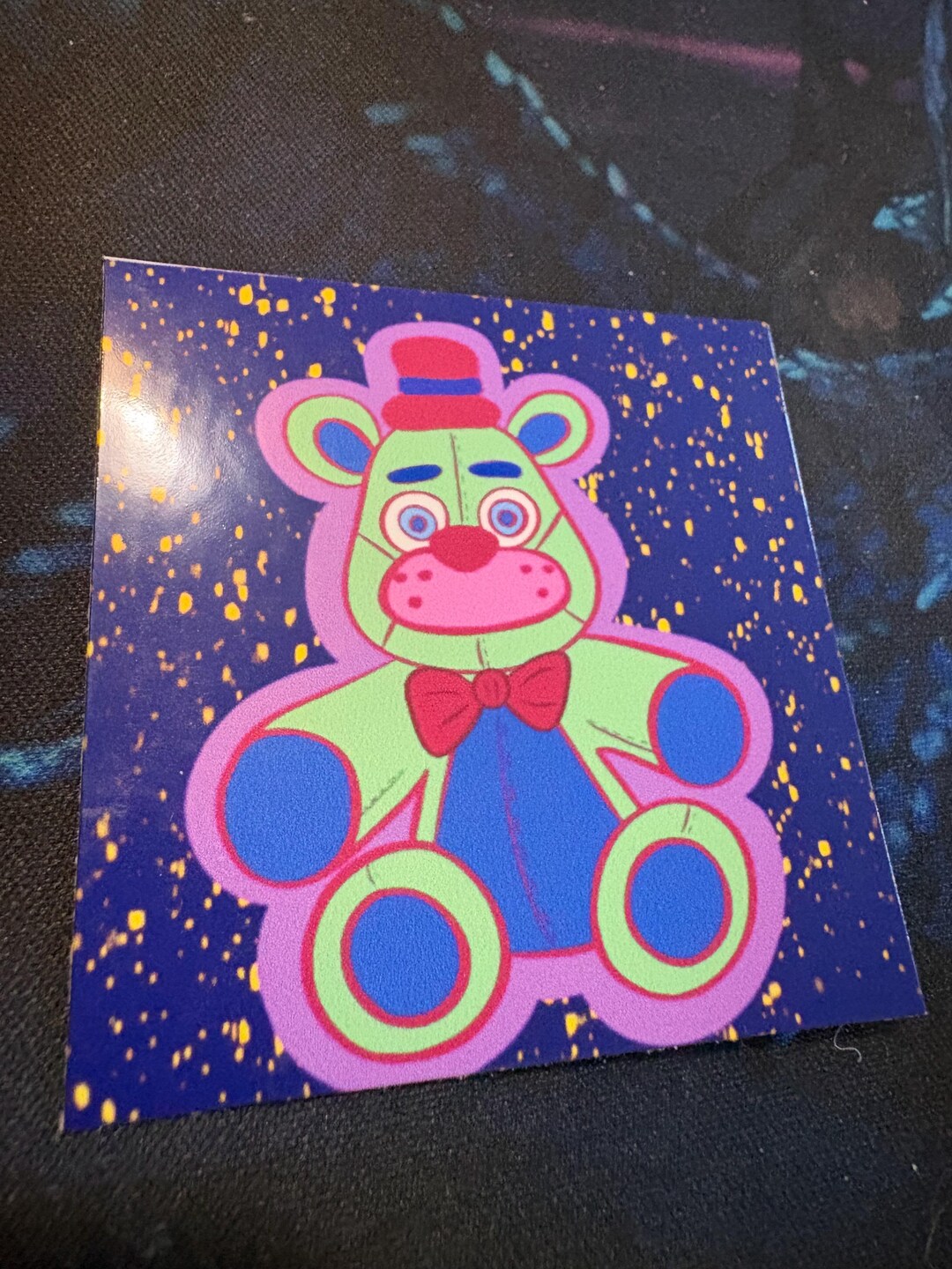 Fred Bear Plush Sticker F.NA.F Vinyl - Etsy
