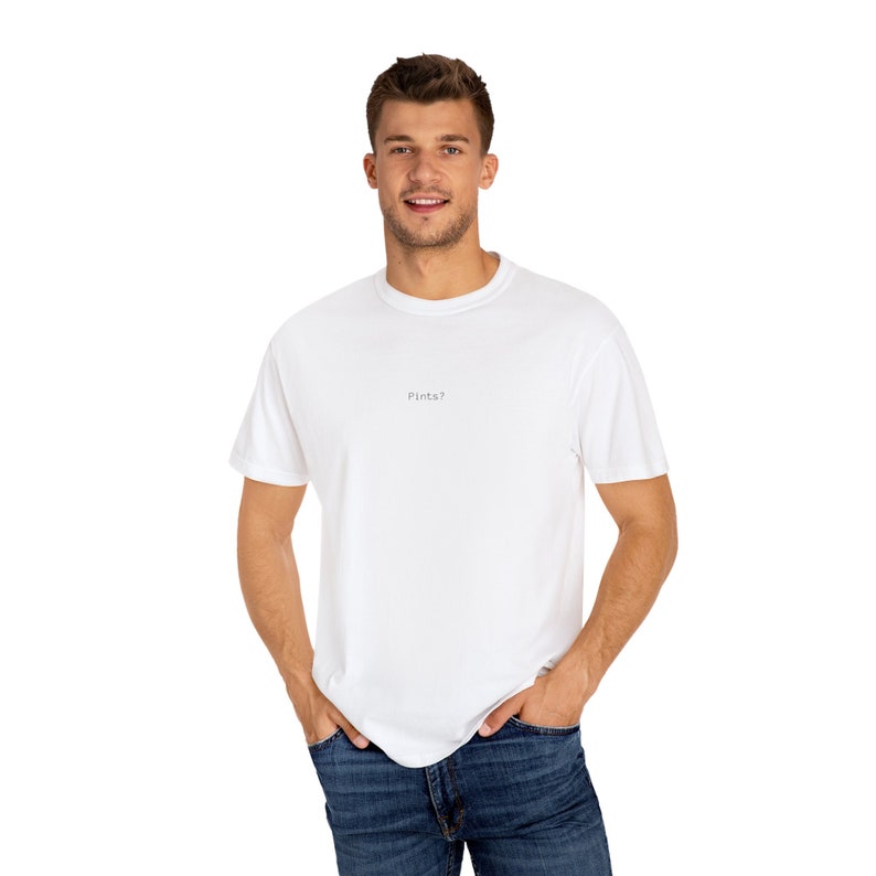 Pints? Beer Tee, Guinness, Comfort Color Unisex Garment-Dyed T-shirt image 8