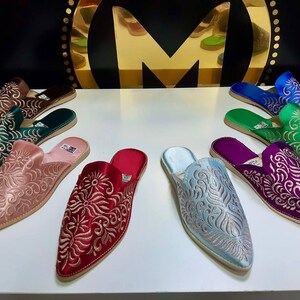 50 % DE RABAIS バブーシュ ベーシック トラディショナルネル マロカイン - Pantoufles en pou de mouton authentiques pour femme