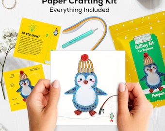 Quillingkit pinguïnpapier: doe-het-zelfproject voor beginners