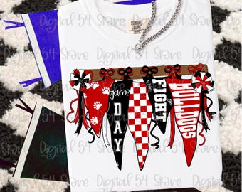 Bulldogs Pennant PNG | Adorable Fun Design | Trending PNG | Instant Download Cute School Spirit | Custom Orders Accepted | College Sports |