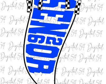 Senior Pennant PNG: High School Graduation Design (Digital Download)