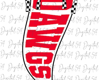 Dawgs Pennant PNG | Football | Digital File | Sports Team | Ready to Print | Cute Prints | Mascots | High School | College | Trending PNG |