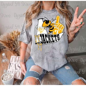 School Spirit Jacket PNG: Custom Pennant Design (Digital File