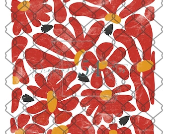 Trendy Floral Arrowheads PNG | Football Season | Digital Download | Adorable | DTF Design | Sublimation | Ready to Print | Game Day Wear |