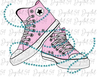 Zapatillas altas de moda y perlas PNG / Estilo occidental / Vaquera / Archivo digital / Ranchero / Divertido / Joyas turquesas / Archivo PNG / Archivo de transferencia / Elegante /