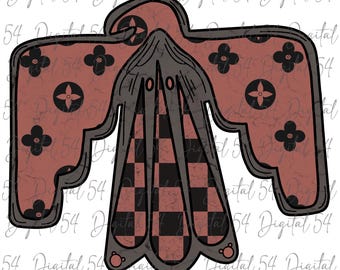 Águila india occidental PNG / Occidental / Vaquera / Digital / Azteca / Diseños de moda / Archivo PNG / Archivo de transferencia / Elegante / Occidental / Terracota /