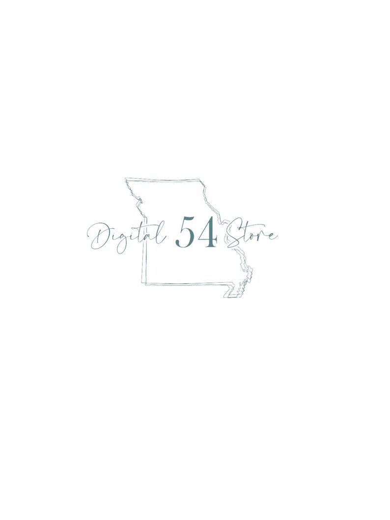 May include: A stylized outline of the state of Missouri with the text "Digital 54 Store" underneath.