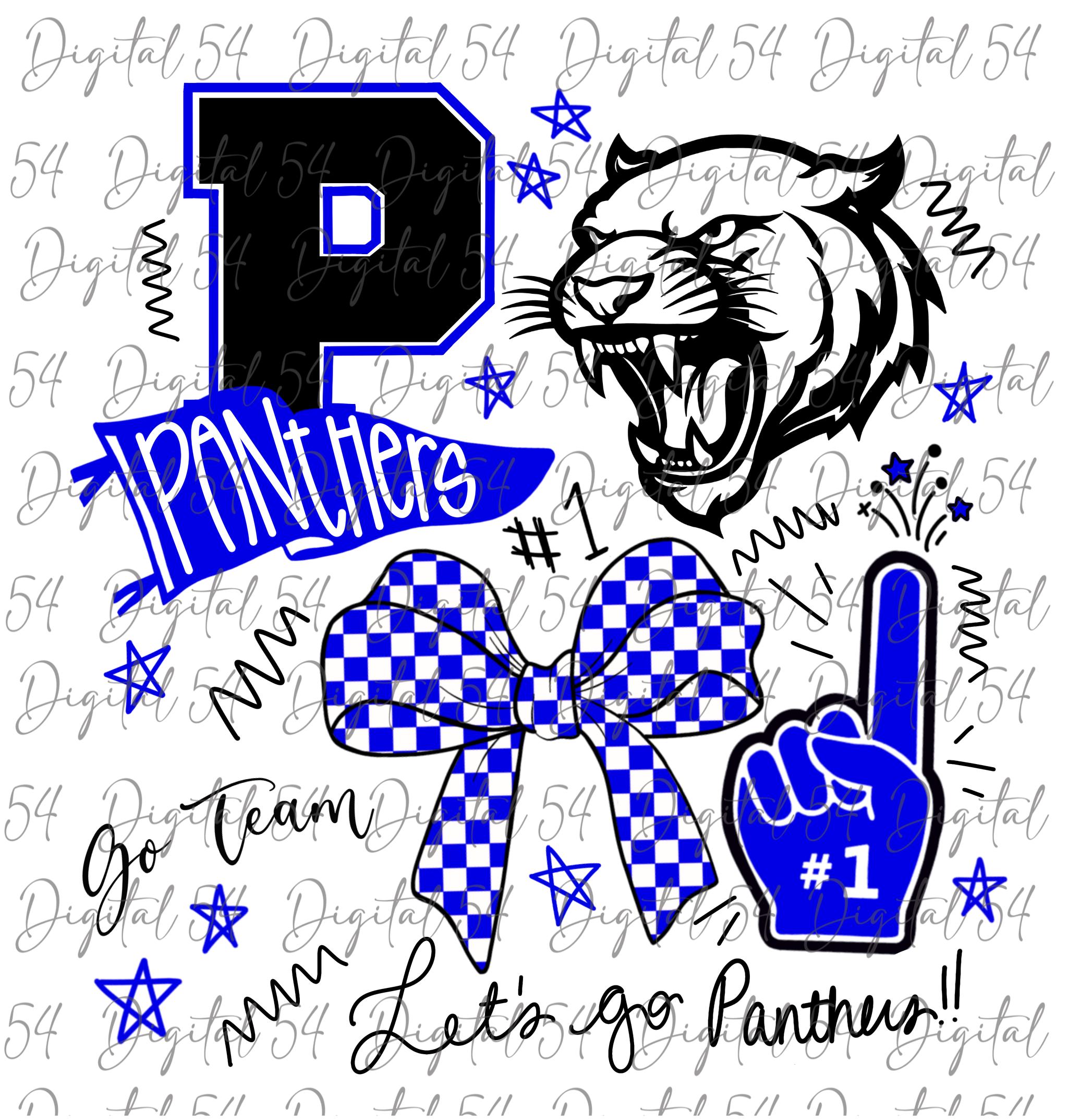 Go Panthers PNG | Cute Print | Digital Download | I Can Create a Custom ...