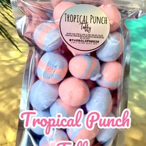 Freeze Dried Tropical Mix Salt Water Taffy, Freeze-Dried Candy, TikTok Candy, Melt in Your Mouth, Viral Crunchy Candy