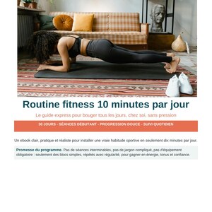 Routine di fitness di 10 minuti al giorno | Programma per principianti di 30 giorni | Allenamento facile da fare a casa | Monitoraggio giornaliero | Ebook in PDF