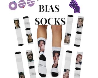 Calzini di Jimin / Merchandising di Jimin / Calzini di Jimin / Regalo kpop / Idea regalo per il bias / Regalo Army