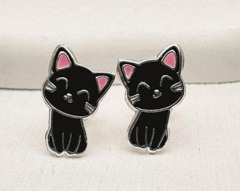 Sterling Silver Cat Earrings: Hypoallergenic Jewelry for Girls
