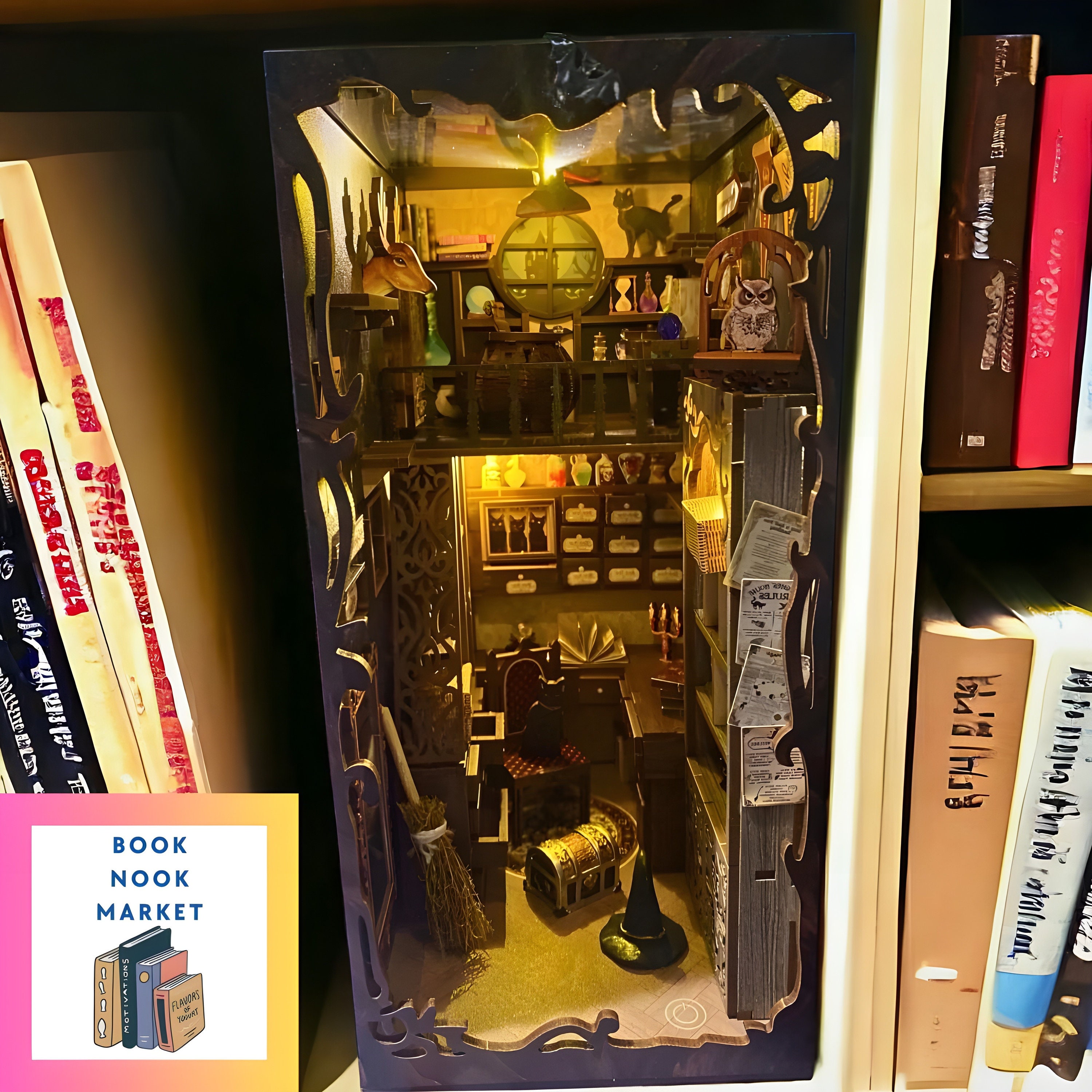 CWWH-Onlineshop - Book Nook / Harry Potter - Knockturn Alley