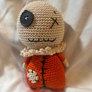 Sam Trick R Treat Crochet Doll