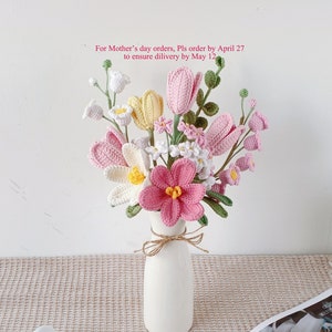 cohort flower, flower bouquet, cohort bouquet, tulip, purple, pink, white, vibrant, long-stemmed, vase not included