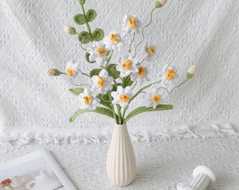 Crochet Daffodil Bouquet: Handmade December Birth Flower Gift