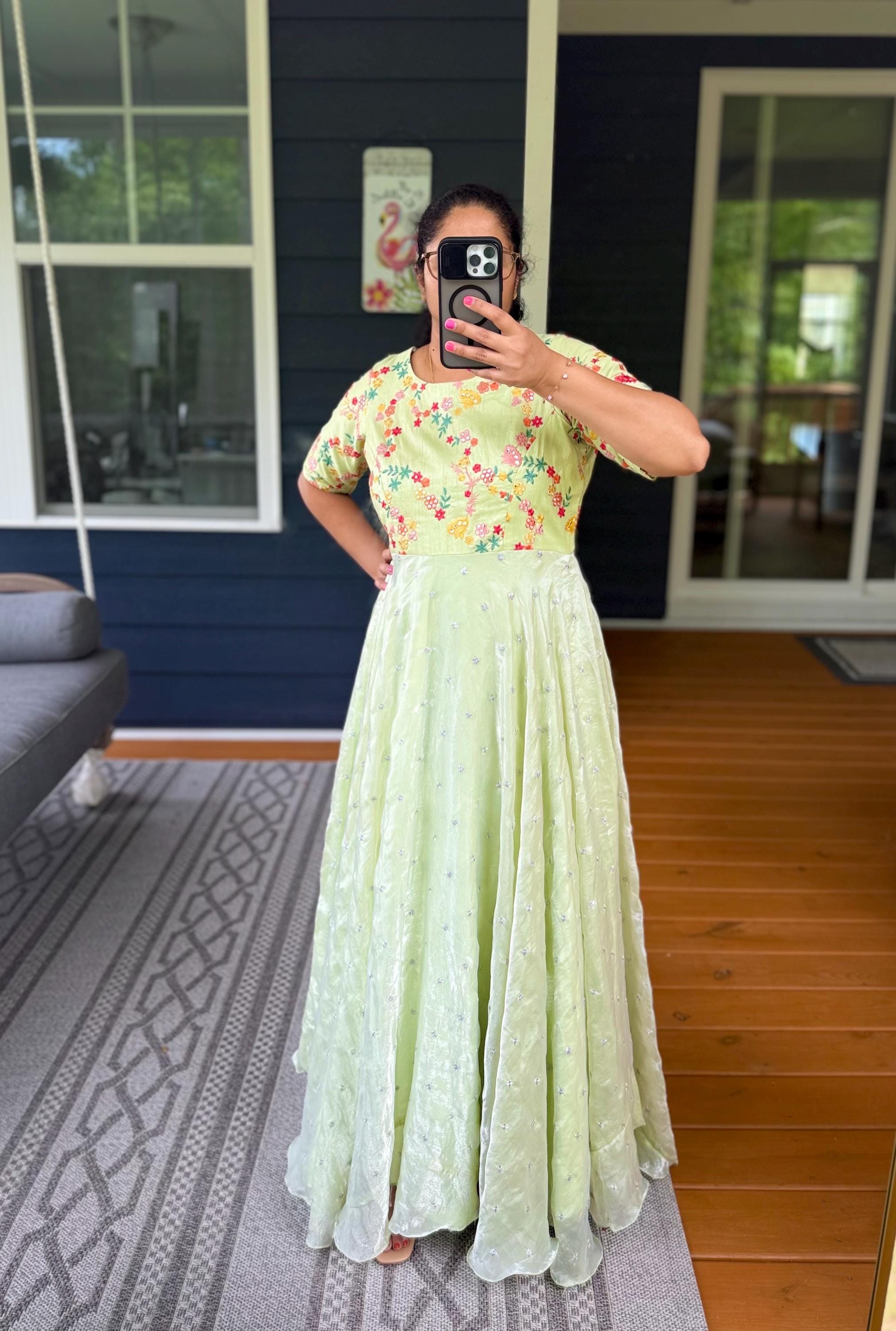 Long Gown Desi - Etsy