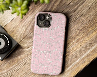 Coquette Bow Phone Case, Elegant Phone Accessories, Girly Phone Case