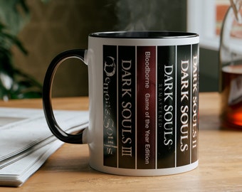 Dark Souls Retro VHS Two-tone Coffee Mug, Fromsoftware Collection ...