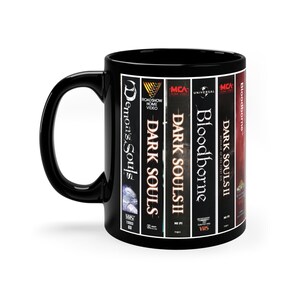Dark Souls Mug, Fromsoftware Games, Retro VHS Design image 2