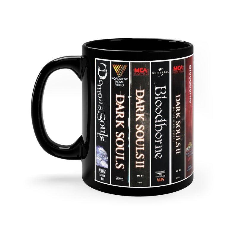 Dark Souls Mug, Fromsoftware Games, Retro VHS Design image 2