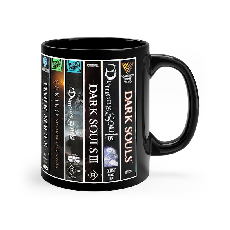 Dark Souls Mug, Fromsoftware Games, Retro VHS Design image 3