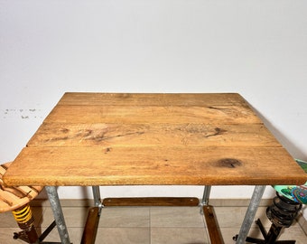 Kitchen table dining table oak handmade from rustic solid wood