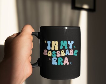 Boss Babe Coffee Mug - Business Owner Gift, Entrepreneur Cup, Motivational Quote Tea Cup