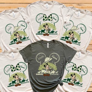Magliette Disney Animal Kingdom, Maglietta Disney abbinata, Maglietta Disney Safari Mode, Magliette Safari Family Vacation, Maglietta Mickey Animal Kingdom,