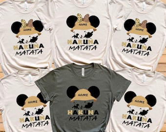 Disney Animal Kingdom Name Shirts, Animal Kingdom Shirts, Custom Name Safari Shirts, Disney Safari Trip Shirts, Animal Kingdom Family Shirts
