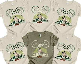 Disney Animal Kingdom Shirts, Matching Disney Shirt, Safari Mode Disney Shirt, Safari Family Vacation Shirts, Mickey Animal Kingdom Shirt,
