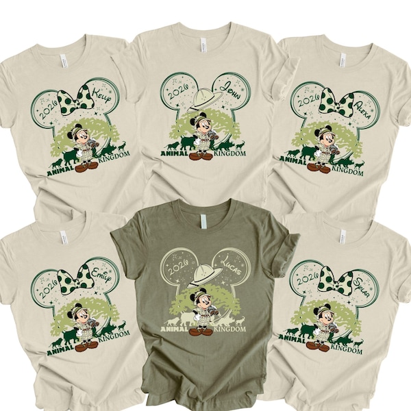 Disney Animal Kingdom Shirts, Matching Disney Shirt, Safari Mode Disney Shirt, Safari Family Vacation Shirts, Mickey Animal Kingdom Shirt,
