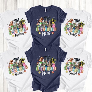 Custom Epic Universe Family Trip Shirts: Matching Mario Tees