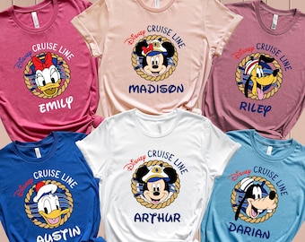 Disney Cruise-shirts, Disney Custom-naamshirt, Disney Family Shirts, Disney Cruise 2026-shirts, Disney Cruise Custom-shirt, Disney-verjaardag