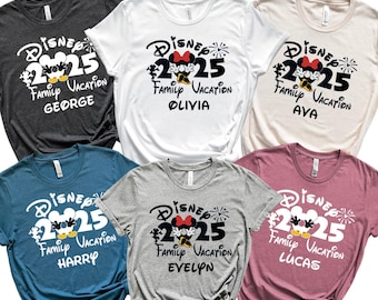Custom Name Disney Trip Shirt, Family Disney Trip Shirts, Family Trip 2026 Shirt Personalized Family Shirt, Disneyland Shirt ,Birthday Shirt