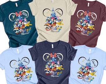 Custom Disney Trip 2026 Shirt, Disney Trip shirt, Disney Family Vacation Shirt, Disney Family Matching Shirt, disney world family shirt 2026
