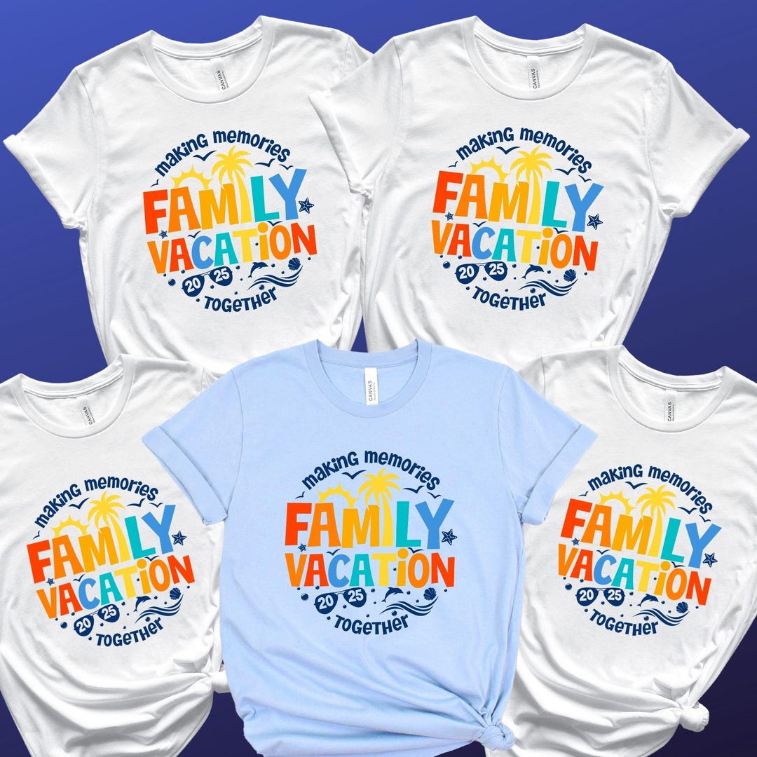Custom Family Vacation 2026 Shirt, Matching Memories Shirt, Custom ...