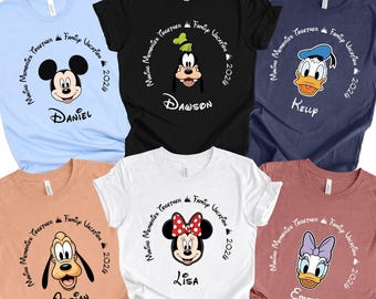 Custom Disney Trip 2026 Shirt, Disneyland Family Shirt, Disney Squad Shirt, Mickey and Friends Shirt, Disney Birthday Shirt, Disney Crew Tee
