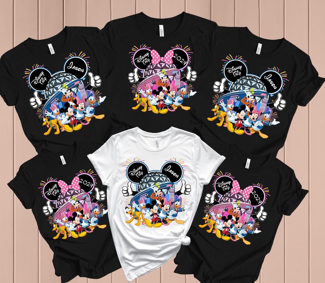 Disney Epcot 2026 Shirt, Custom Name Disney Epcot Shirt, Disney Trip ...